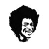 Jimi Hendrix stencil